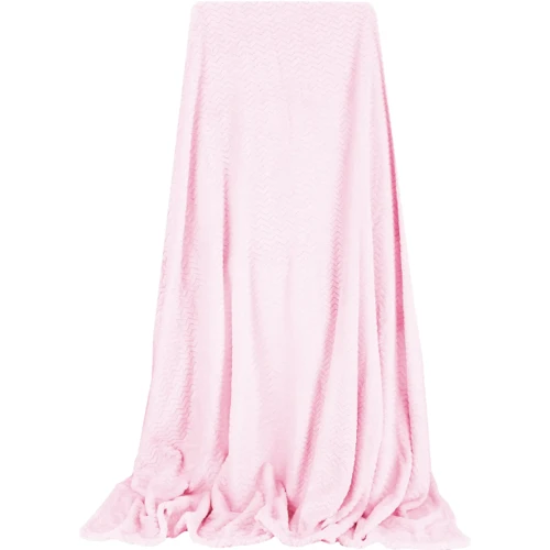 Плед Springos Extra Soft 130x180 см розовый (HA7128): Размер, см 130х180
