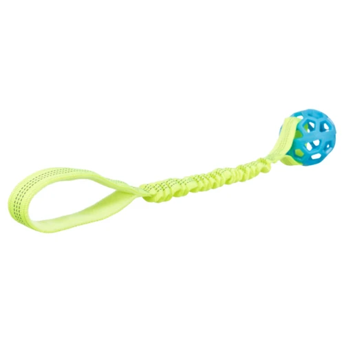 Игрушка для тренировки собак Trixie Bungee Tugger с мячом 7x48 см (4011905328690) фото 3