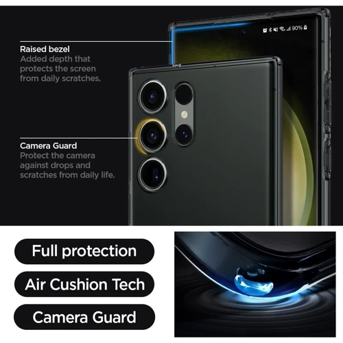 Аксессуар для смартфона Spigen Liquid Crystal Space Crystal (ACS05611) for Samsung S918 Galaxy S23 Ultra: Материал TPU (термополиуретан)