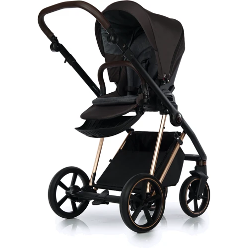 Универсальная коляска 2 в 1 Roan Ivi Choco Rose Gold (R-I-CH): Количество блоков 2