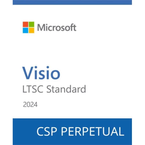 Microsoft Visio LTSC Standard 2024 Commercial Software, Perpetual (DG7GMGF0PN42_0002)