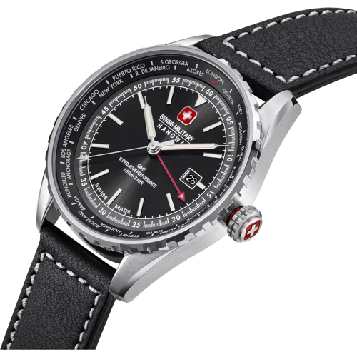 Наручний годинник Swiss Military Hanowa Afterburn Afterburn GMT SMWGB0003201 (631140): Стиль Классический