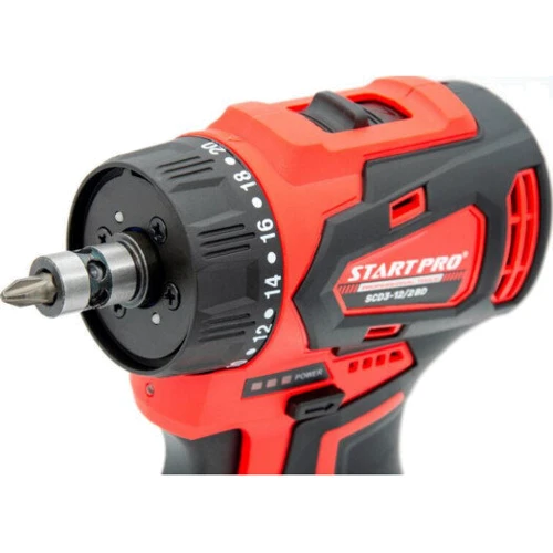 Шуруповерт START PRO SCD3-12/2BD Brushless (2 акум.): Питание от аккумулятора