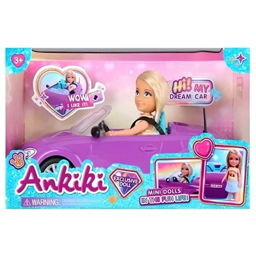 Кукла Ankiki с машинкой 13 см (606060)