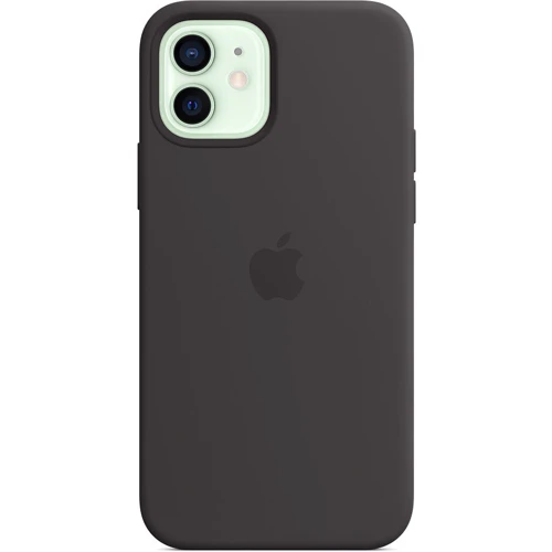 Чохол для iPhone Apple Silicone Case with MagSafe Black (MHL73) for iPhone 12 / iPhone 12 Pro: Колір чорний
