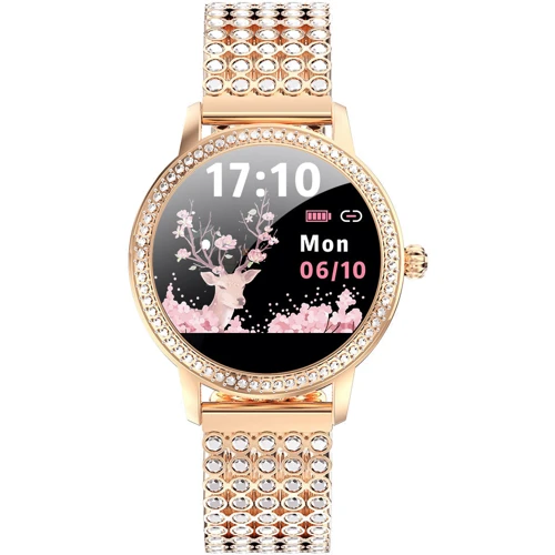 Смарт-часы Linwear LW20 Pro Metal Gold: Дисплей 1.04" TFT (240x204)
