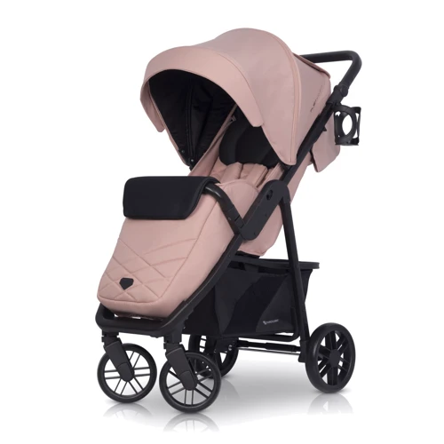 Прогулочная коляска Euro-Cart Flex black edition Langust розовая 9023-ECFB-24: Количество блоков 1