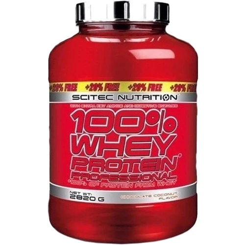 Протеин Scitec Nutrition 100% Whey Protein Professional 2820 g /94 servings/ Vanilla