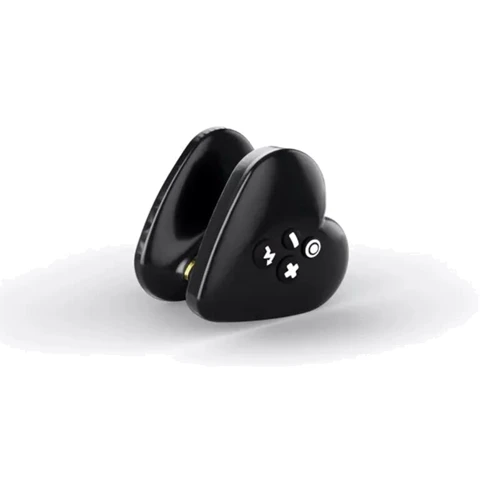 Вибратор с электростимуляцией Mystim Heart's Desire Black Edition