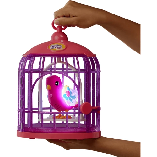 Пташка Little Live Pets, що говорить Тіара Твінклз, рожева (26457) фото 6