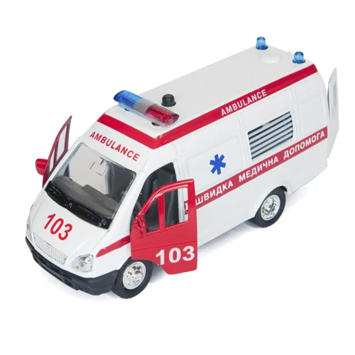 Автомодель - ГАЗЕЛЬ РЕАНИМАЦИЯ (світло, озвуч. Укр)