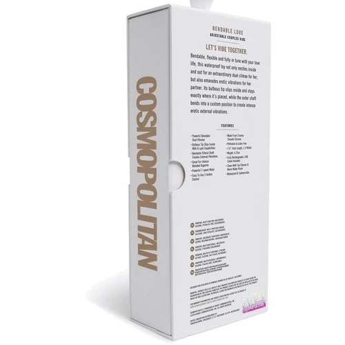 Гибкий вибратор Cosmopolitan Bendable Love Vibrator Purple, пурпурный
