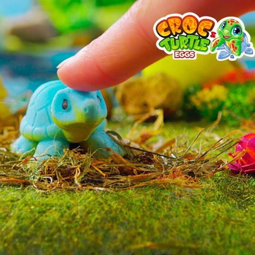 Растущая фигурка #sbabam Croc and Turtle eggs Крокодилы и черепахи (T070-2019) фото 5