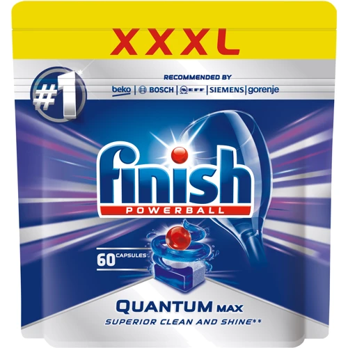 Таблетки для посудомоечных машин FINISH Quantum 60 шт. (5997321733463)