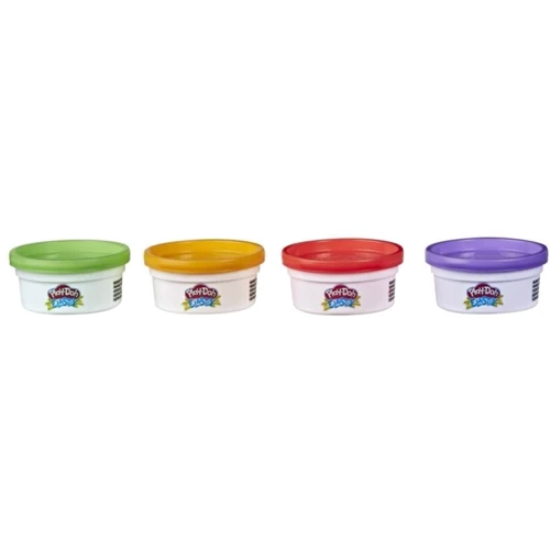 Hasbro Play-Doh Набор из 4 баночек эластичного пластилина (ELASTIX BOLD) E6967_E9863: Производитель Hasbro