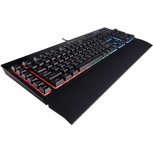 Клавиатура Corsair K55 RGB Gaming Rubber Dome Black (CH-9206015-RU): Интерфейс подключения USB