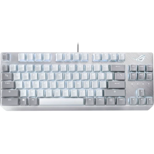 Клавиатура ASUS ROG Strix Scope NX TKL Moonlight White (90MP02B6-BKUA00): Подключение проводное