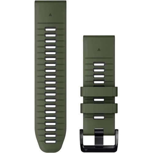 Ремешок Garmin QuickFit 26 Watch Bands Moss/Graphite Silicone (010-13281-07)