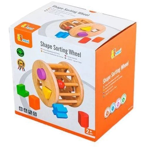 Деревянный сортер Viga Toys Цилиндр с фигурами (54123)