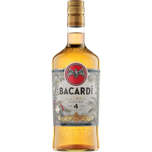 Ром Bacardi Anejo Cuatro 4 Years Old 0.7л 40% (PLK7610113001417)
