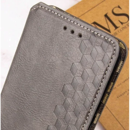 Чехол для телефонов Mobile Case Getman Cubic Grey for Realme C51: Тип чехол-книжка