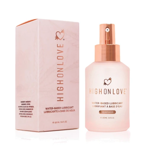 Лубрикант на водной основе с маслом семян каннабиса HighOnLove Water-based Lubricant Hempseed, 100 мл