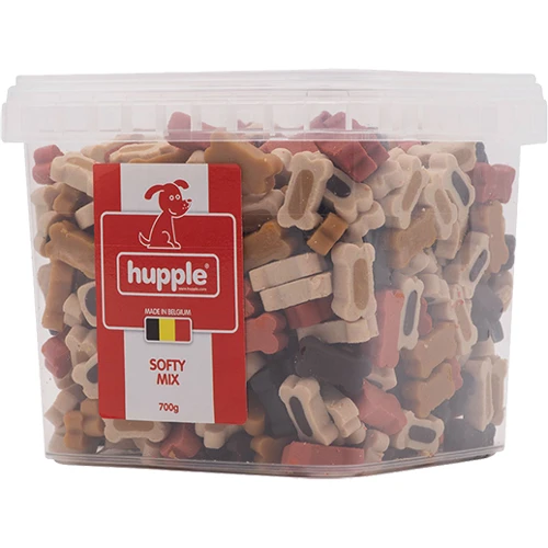 Микс нежного мясного и рыбного лакомства Hupple Softy MIX для собак 9 компонентов 700 г (639)