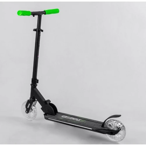 Самокат алюмінієвий Best Scooter зелений (69197): Тип коліс литые