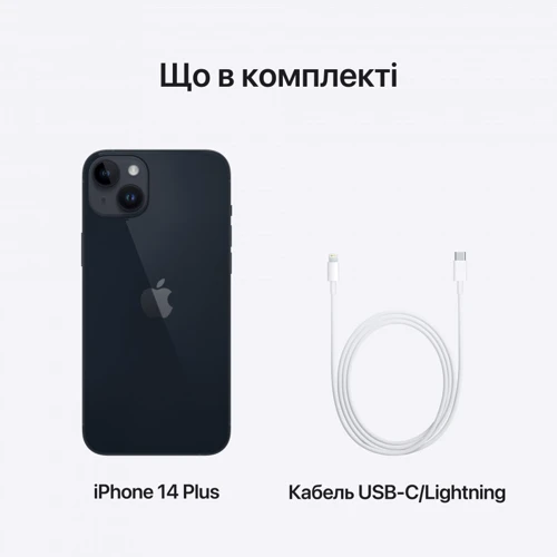 Apple iPhone 14 Plus 128GB Midnight (MQ4X3RX/A) UA фото 11