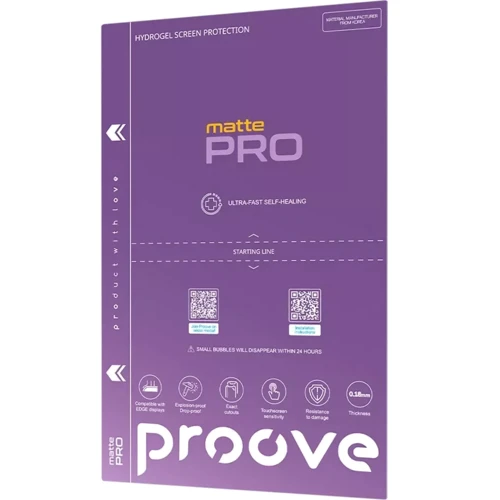 Защитная пленка для iPhone Proove Hydrogel Screen Protection PRO Matte: Тип защиты экрана на экран