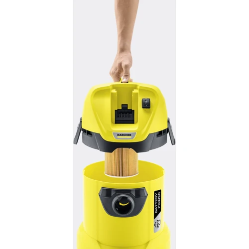 Пылесос Karcher WD 3 Battery (1.629-910.0): Емкость пылесборника 17 л
