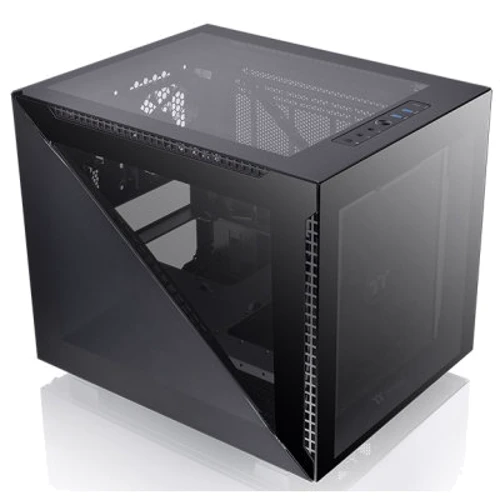 Корпус Thermaltake Divider 200 Tempered Glass (CA-1V1-00S1WN-00): Форм-фактор материнской платы Micro-ATX / Mini-ITX
