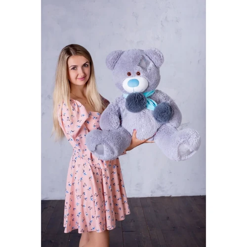 Мягкая игрушка Уолтер 80 см серый