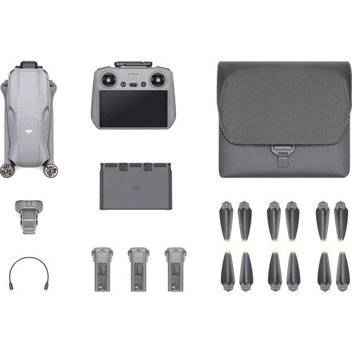 Квадрокоптер DJI Air 3 Fly More Combo with RC 2 (CP.MA.00000693.01): Радіус дії 30000 м