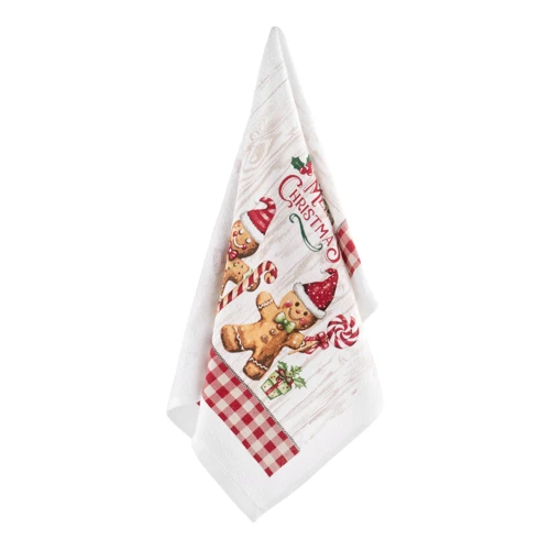 Рушник Набір рушників для кухні Ardesto Christmas Gingerbread, 2 шт, червоний (ART3863HG)
