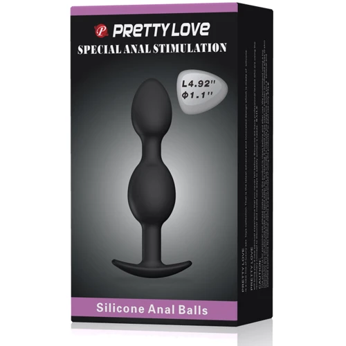 Анальная пробка Pretty Love Special Anal Stimulation с шариками 1.1