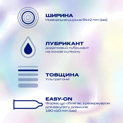 Презервативы латексные со смазкой DUREX № 12 INVISIBLE (extra lube)