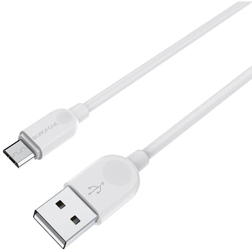 Кабель Borofone USB Cable to Micro USB 2m White (BX14): Тип USB-C - microUSB