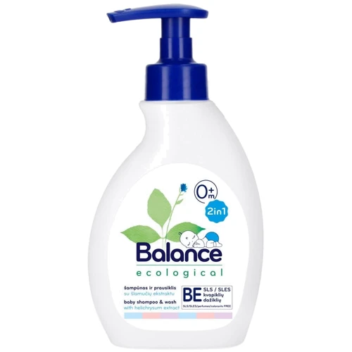 Детский шампунь и средство для купания 2в1 Balance 250мл (4770495350732)