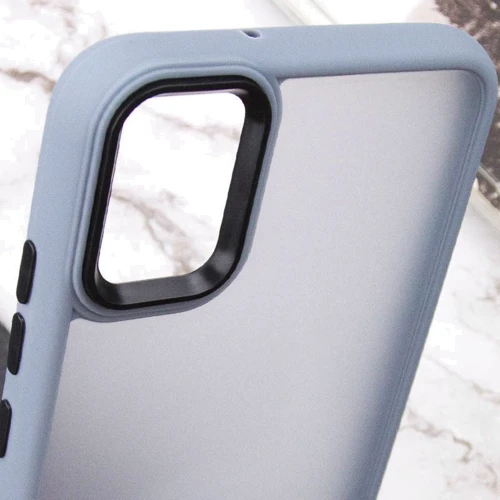 Чохол для телефона Epik TPU+PC Lyon Frosted Case Sierra Blue для Samsung A055 Galaxy A05: Матеріал TPU (термополиуретан) и поликарбонат