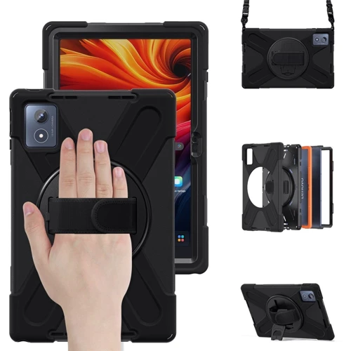 Аксесуар для планшетних ПК BeCover Heavy Duty Case з Stand Black для Lenovo Tab K11 Plus TB-352F (713635)