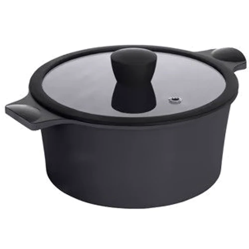 Каструля Ringel Zitrone Black 24x12 см 4.2 л з кришкою (RG-2108-24/1 BL-R)