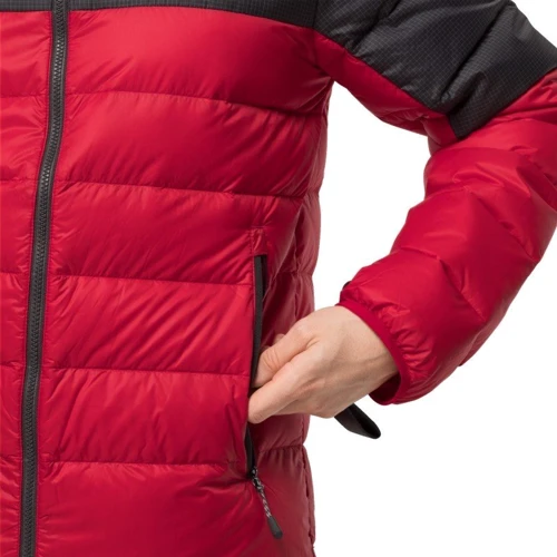 Пуховик Jack Wolfskin Dna Tundra Jkt M 1206621-2102 48 красный зимний с капюшоном: Фасон Стеганый