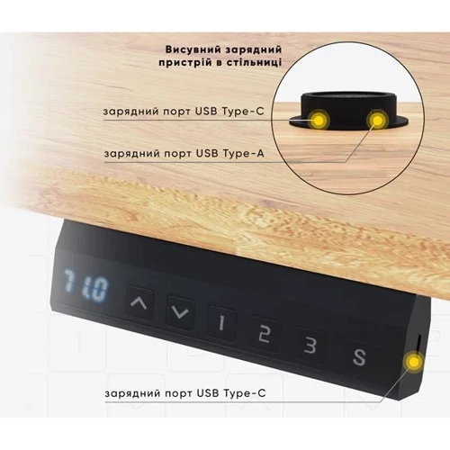 Стол Mealux PowerDesk Energy Mahogany c электрорегулировкой высоты (EVO-201 Energy Mahogany/B)