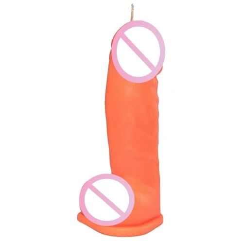 Свеча LOVE FLAME - Dildo L ORANGE Fluor, CPS01-ORANGE