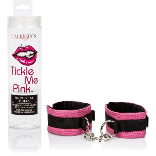 CalExotics Tickle Me Pink Universal Cuffs - универсальные дизайнерские наручники