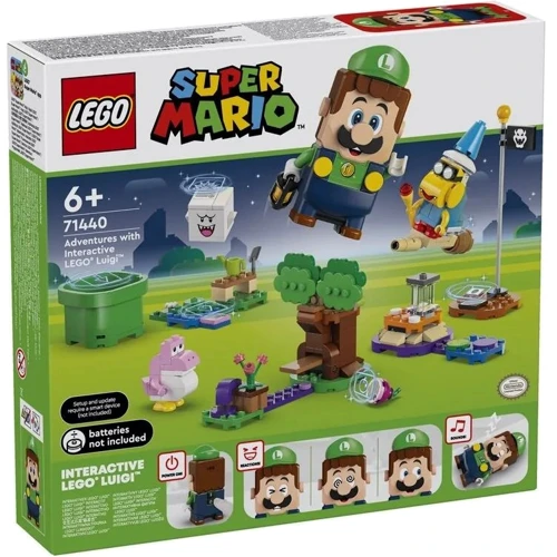 Конструктор LEGO Super Mario Пригоди з інтерактивним LEGO Луїджі 210 деталей (71440)