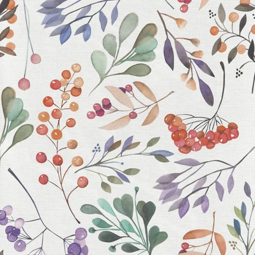 Пеленальный матрас Ceba Baby Retro Autumn Rowanberry 50x70 см рисунок (W-143-000-639)