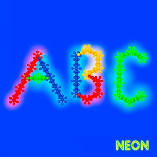 Набор ХочуКонструктор шестилистник 80 NEON светящийся (XKS-80N) фото 4