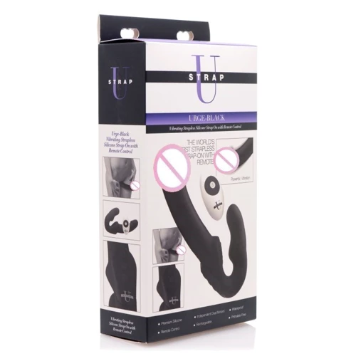 Безремневой страпон Strap U Urge Silicone Strapless Strap On With Remote с дистанционным управлением